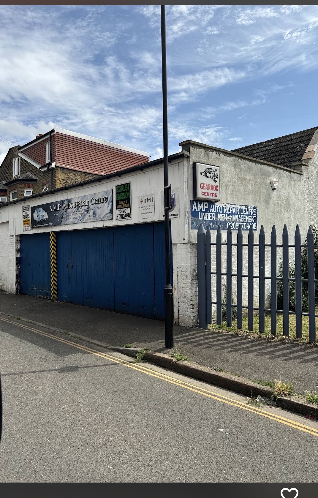 AMP Auto Repair Centre shopfront, Grove Road, Hounslow